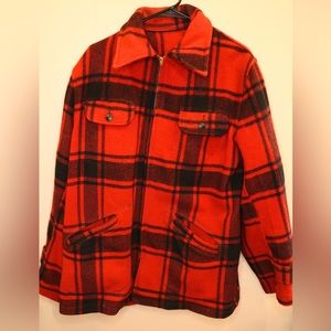 Vintage 100% wool flannel jacket